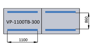 Seaol configuration for VP-1100TB-300